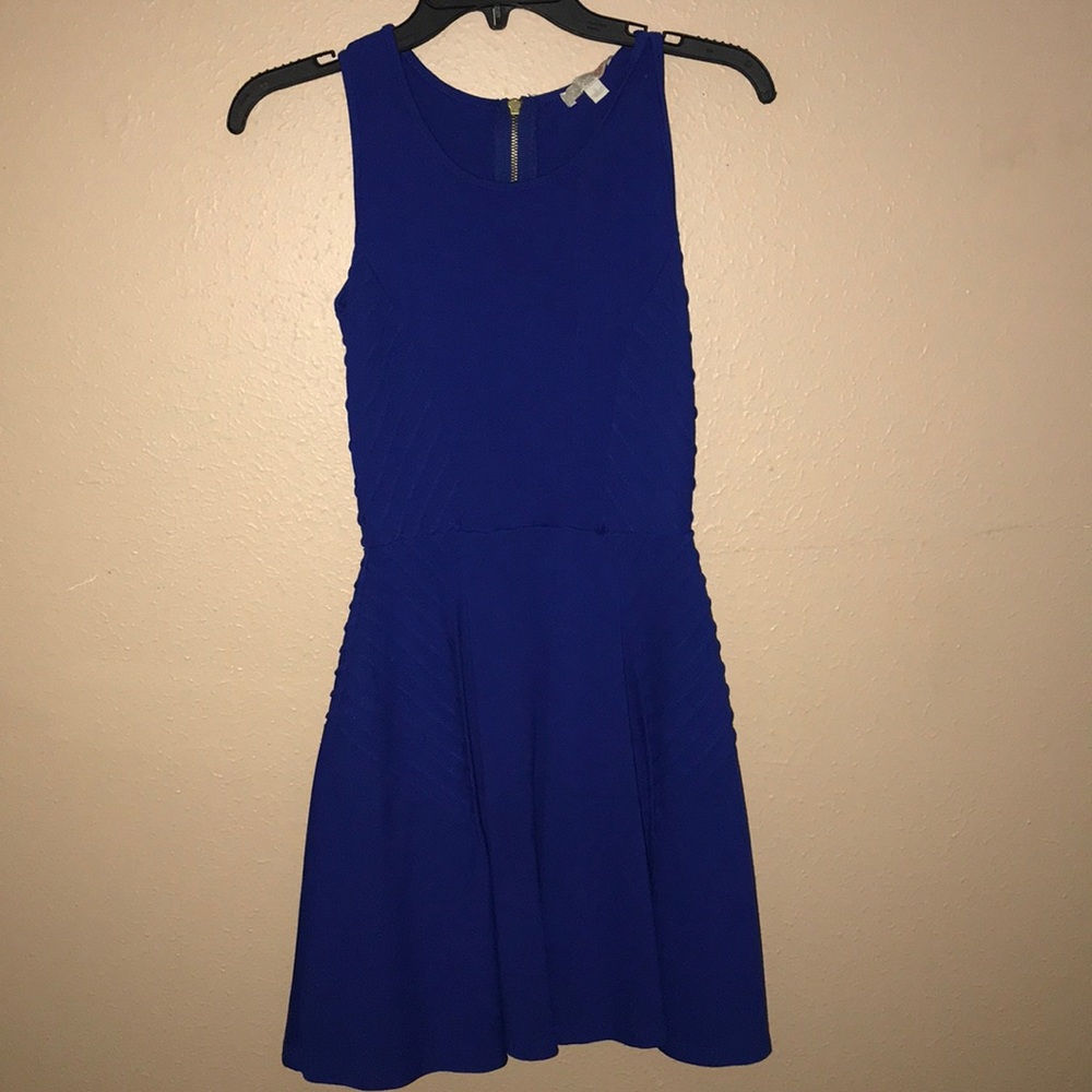 Bright navy blue dress